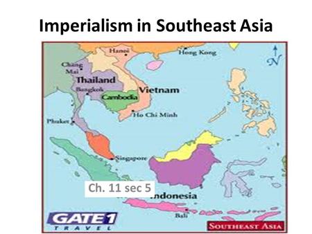 Imperialism in Southeast Asia