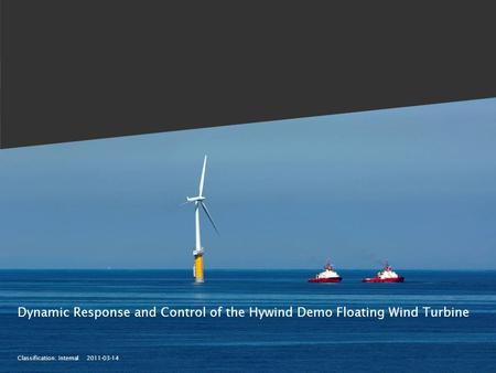 Dynamic Response and Control of the Hywind Demo Floating Wind Turbine