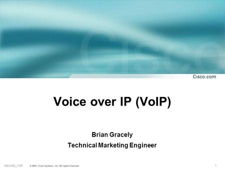 Brian Gracely Technical Marketing Engineer