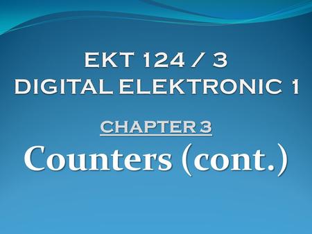 EKT 124 / 3 DIGITAL ELEKTRONIC 1