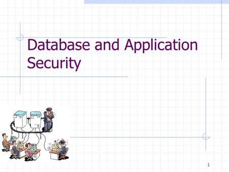 Database and Application Security