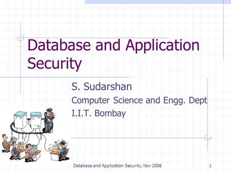 Database and Application Security