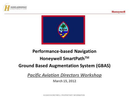 Performance-based Navigation Honeywell SmartPathTM