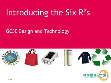 Introducing the Six R’s