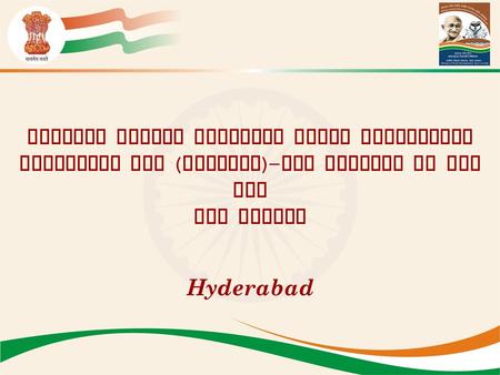 Mahatma Gandhi National Rural Employment Guarantee Act (MGNREGA)-The Journey so far and the Future Hyderabad.