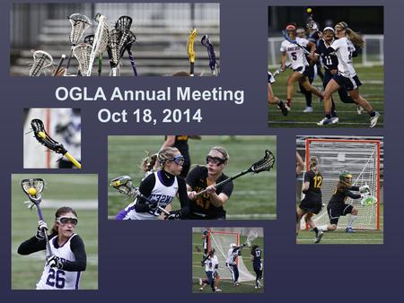 OGLA Annual Meeting Oct 18, 2014. Today’s Agenda  OGLA60 min  Introduction of Board  2015 Points of Emphasis  OWLUA10 min  League Breakouts15 min.