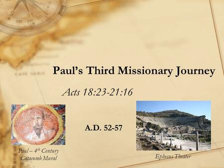 Paul’s Third Missionary Journey