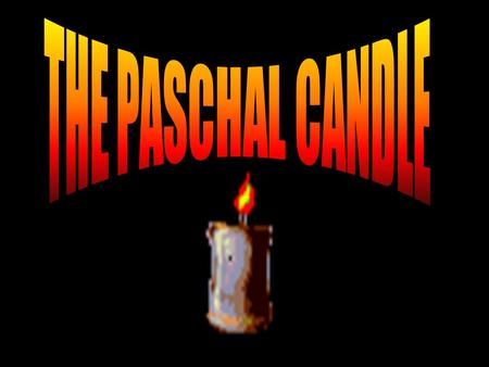 is used at the Easter Vigil service on Easter Saturday night! That was when the people recalled how: Jesus suffered Jesus died Jesus was put in a tomb.