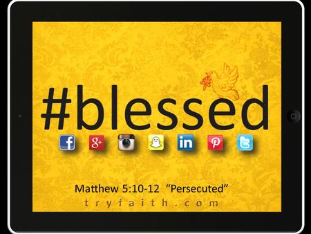 Matthew 5:10-12 “Persecuted”. T ODAY IN N ORTH Korea, an estimated 30,000 of our brothers and sisters are suffering unspeakable tortures in four concentration.