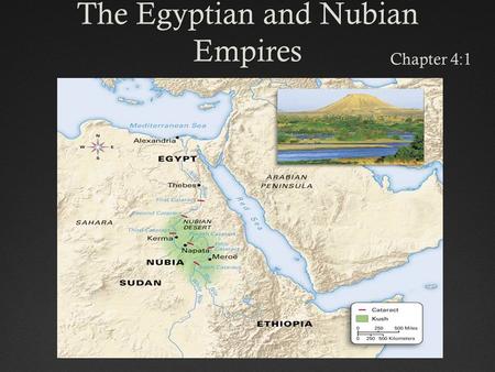 The Egyptian and Nubian Empires