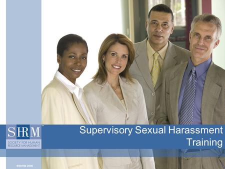 Supervisory Sexual Harassment Training