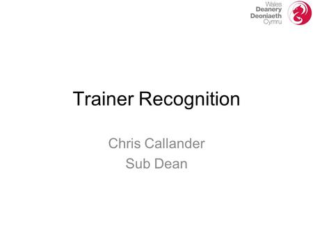 Chris Callander Sub Dean