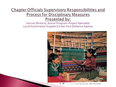  A. Government Services Committee Resolution GSCJA-07-03 1.Legislative authority for an elected official to supervise a Navajo Nation central government.