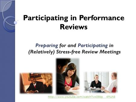 Participating in Performance Reviews