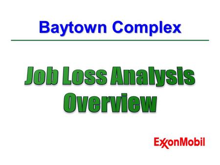 Job Loss Analysis Overview