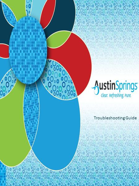 Troubleshooting Guide. Table of Contents 2 Shower Filter 3 Leak Between Top Housing & Filter4 Leak Between Swivel Collar & Housing5 Leak at Top of Swivel.