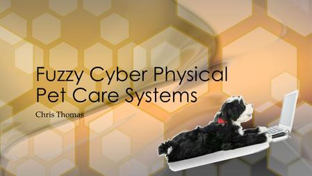 Chris Thomas Fuzzy Cyber Physical Pet Care Systems.