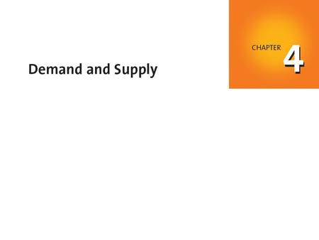 When you have completed your study of this chapter, you will be able to C H A P T E R C H E C K L I S T Distinguish between quantity demanded and demand.