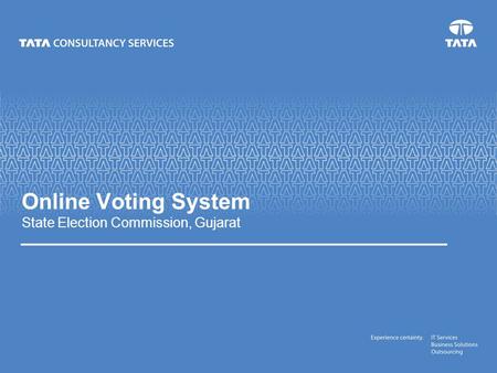 Online Voting System State Election Commission, Gujarat