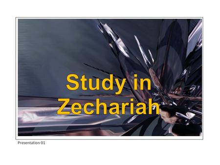 Presentation 01. Introduction The background of the three port-exilic prophets, Haggai, Zechariah and Malachi, is found in the historical books of Ezra.