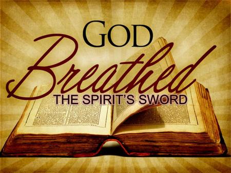 Who Gave Us The Bible? God (2 Timothy 3:15-17); or The Holy Spirit (2 Peter 1:20-21)? 1.The Scriptures were given by God 2.The Holy Spirit gave the Scriptures.