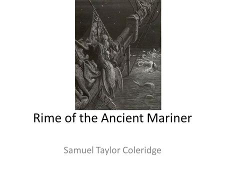 Rime of the Ancient Mariner