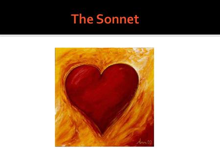 The Sonnet.