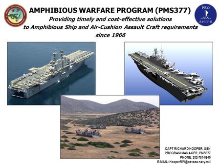 AMPHIBIOUS WARFARE PROGRAM (PMS377)