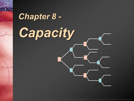 To Accompany Krajewski & Ritzman Operations Management: Strategy and Analysis, Sixth Edition © 2002 Prentice Hall, Inc. All rights reserved. Chapter 8.