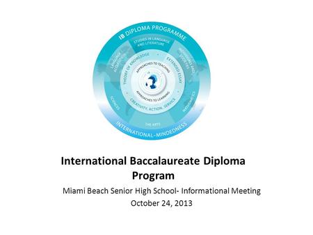 International Baccalaureate Diploma Program