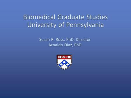 Biochemistry & Molecular Biophysics Cell & Molecular Biology Microbiology, Virology, Parasitology Genetics and Gene Regulation Gene Therapy and Vaccines.