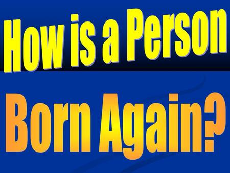 Introduction Billions of people have been born into this world including all of us here. You cannot become a living breathing human being without being.