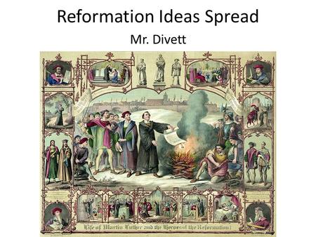 Reformation Ideas Spread