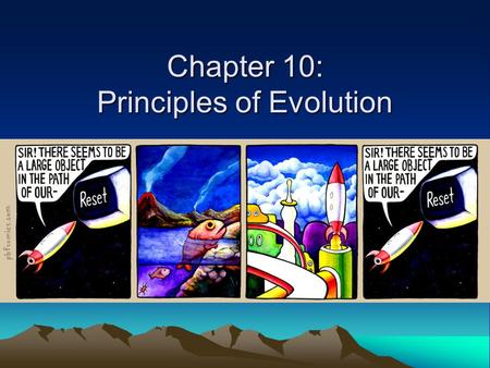 Chapter 10: Principles of Evolution