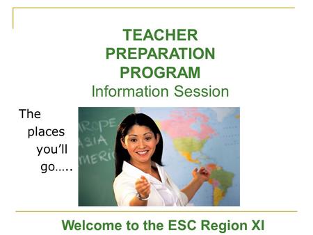 Welcome to the ESC Region XI