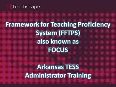 1. A Complete Solution for Evaluators 2 Framework for Teaching Observer Training Increase the reliability and accuracy of observers Deepen observer knowledge.