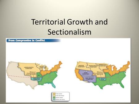 Territorial Growth and Sectionalism