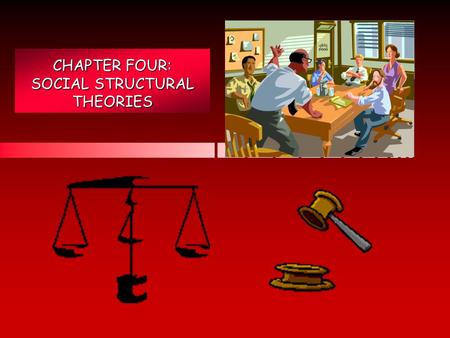 CHAPTER FOUR: SOCIAL STRUCTURAL THEORIES