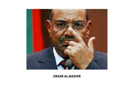 OMAR AL-BASHIR.