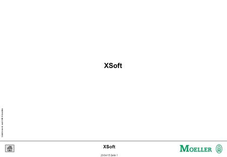 Schutzvermerk nach DIN 34 beachten 20/04/15 Seite 1 XSoft.