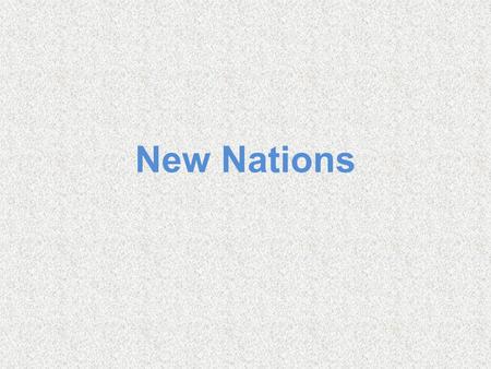 New Nations. Antecedents During the 18th Century, Romanticism flourished in Europe as a response to the Age of Enlightenment. Rousseau (1712-1778) and.