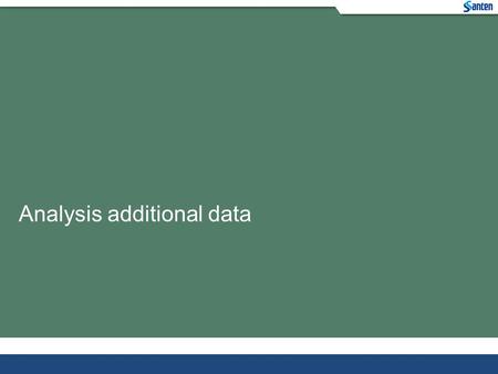 Analysis additional data. References 1. Durrani et al. Br J Ophthalmol 2004;88:1159–1162 ; 2. Tomkins-Netzer et al. Ophthalmology 2014;121(12):2387-92.