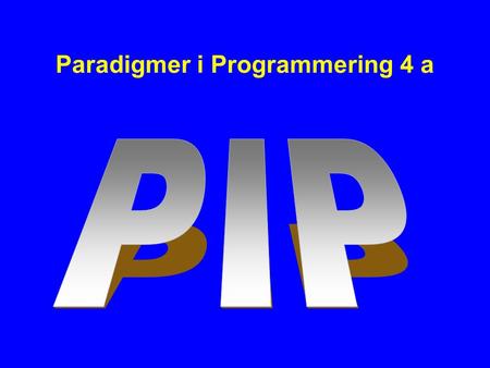 Paradigmer i Programmering 4 a. Java 1.5 -Generics -Autoboxing/unboxing -New for sætning -Static imports -enum.