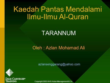 Kaedah Pantas Mendalami Ilmu-Ilmu Al-Quran