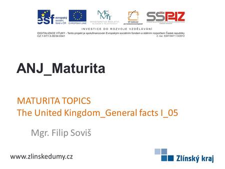 MATURITA TOPICS The United Kingdom_General facts I_05