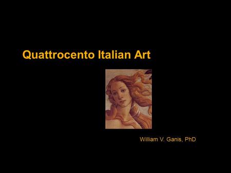 Quattrocento Italian Art