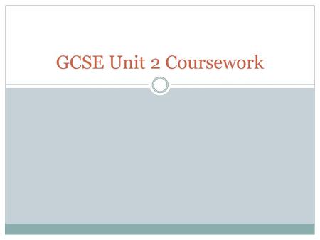 GCSE Unit 2 Coursework. Introduction Details about your business  When were they established?  What do they do?  How many people do they employ? 