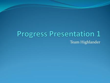 Team Highlander. Design Problem Current walker users have trouble getting out of chairs of varying size. The importance of this problem is to come up.