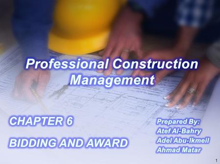 Professional Construction Management