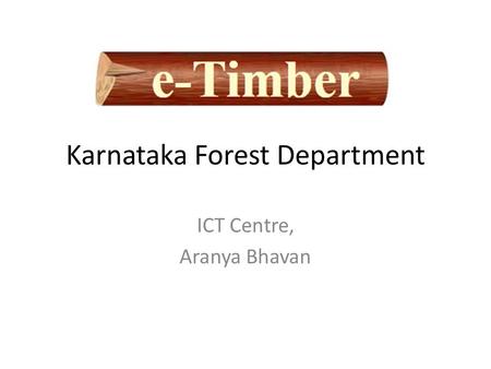 Karnataka Forest Department